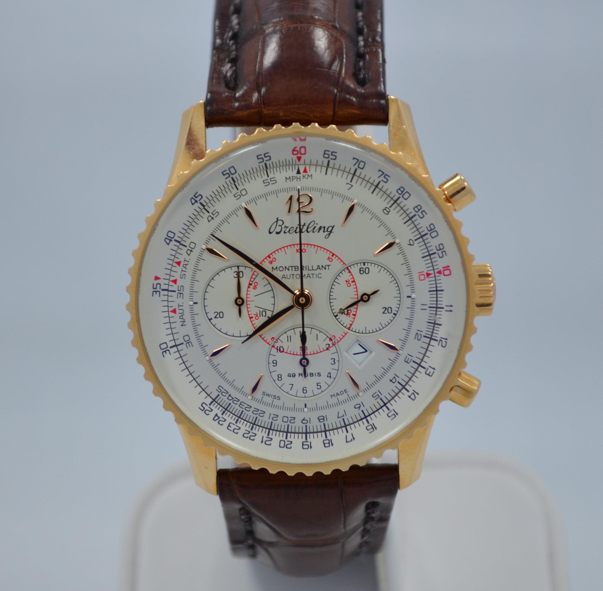 Breitling montbrillant clearance gold