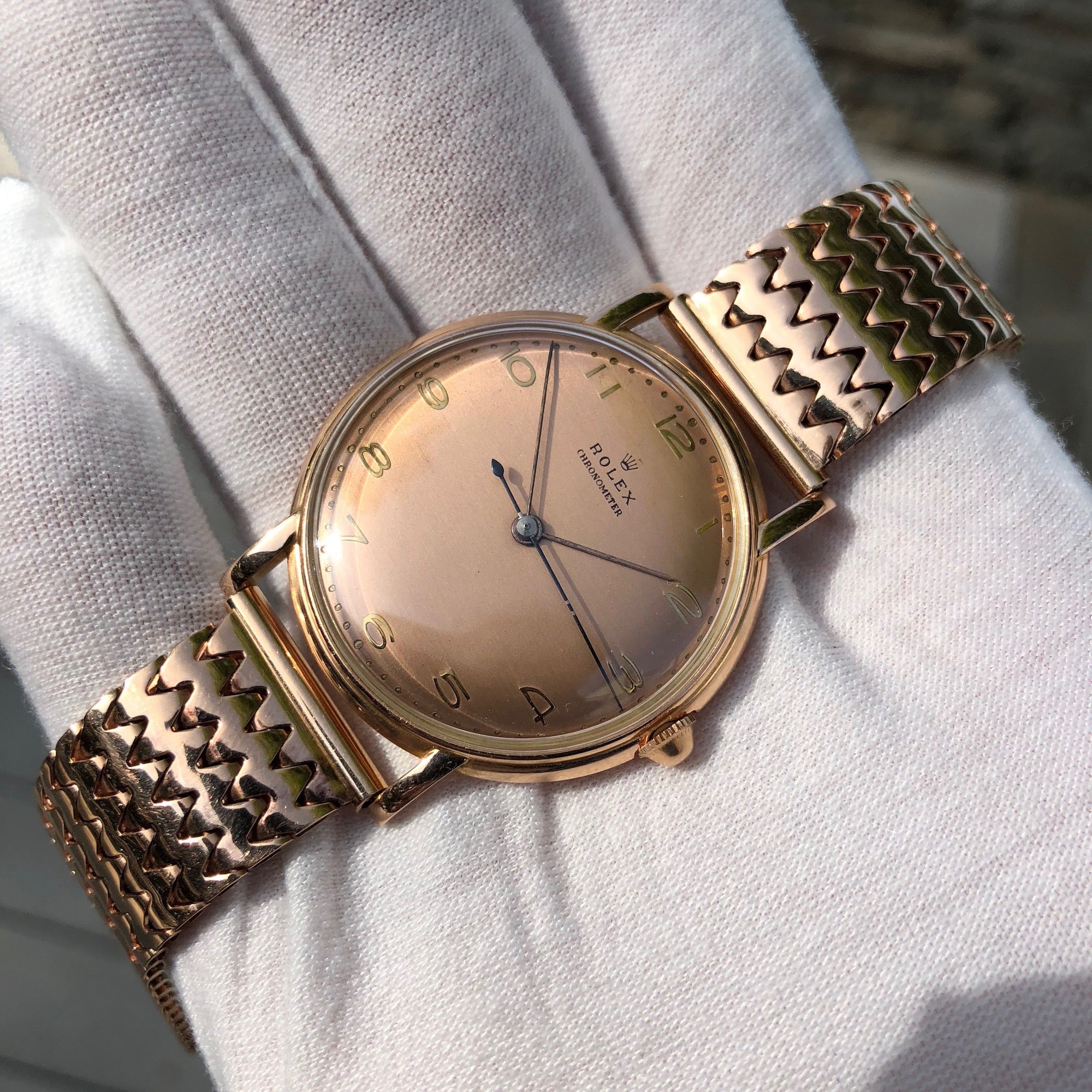 Vintage Zenith Ladies 18KY Gold Dress Watch