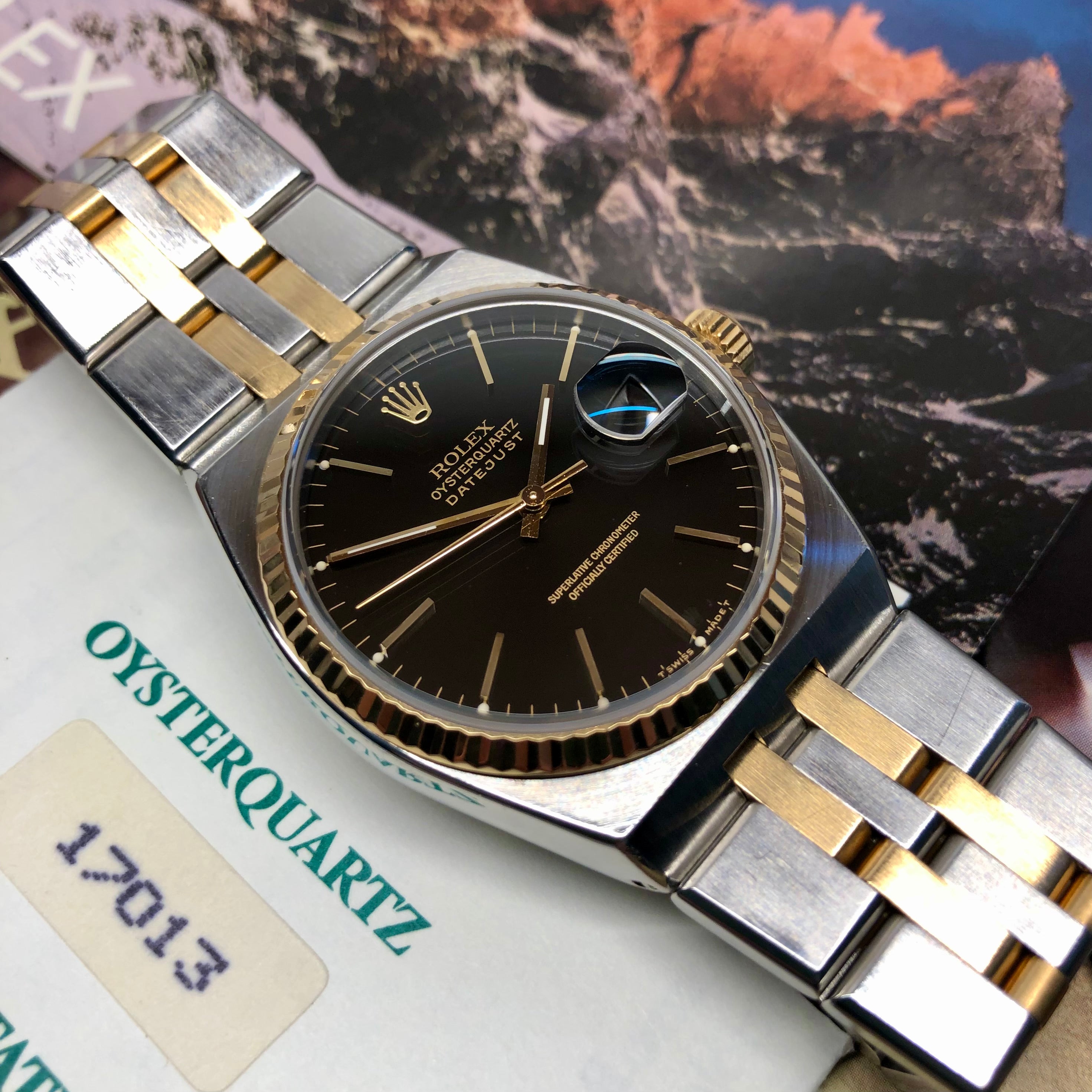 Oysterquartz 2025 datejust 17013