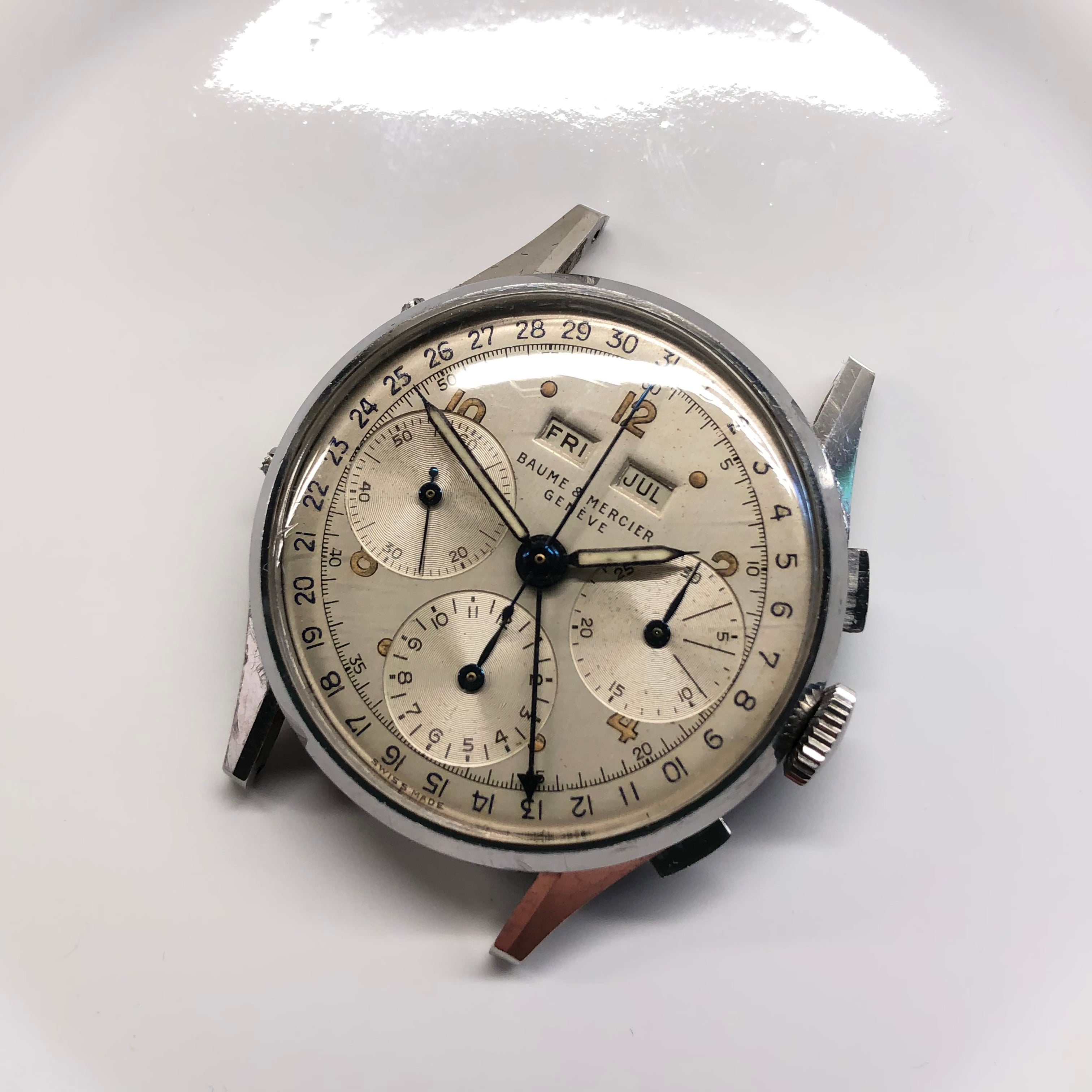 Baume mercier outlet chronograph vintage