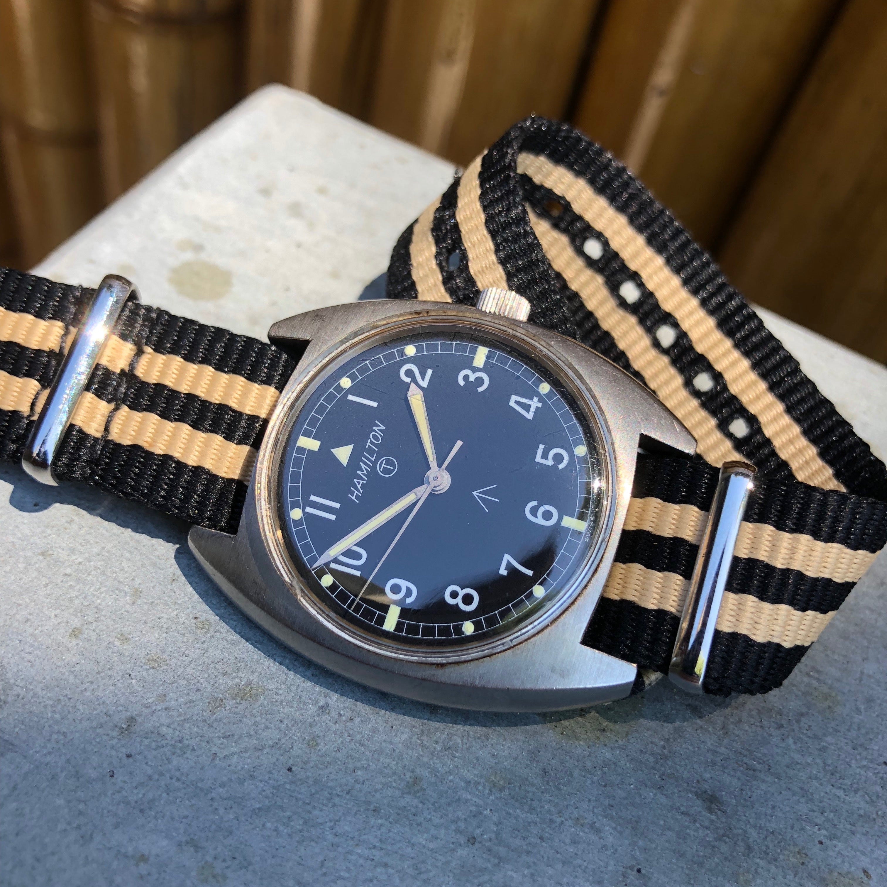 Hamilton w10 2024 military watch