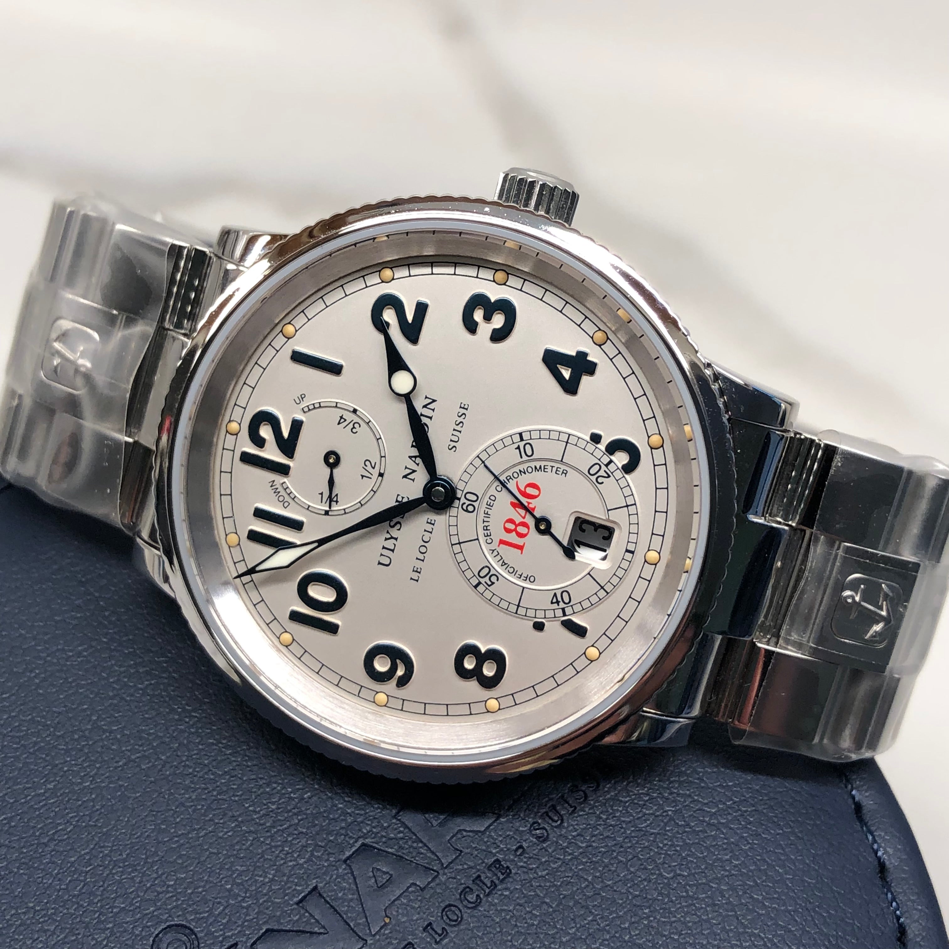 Ulysse Nardin Marine Chronometer 1846 T 263 22 Silver Dial