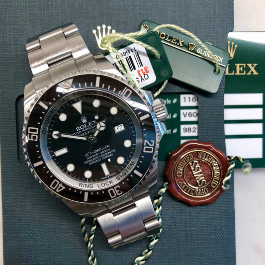 2009 Rolex SEA DWELLER DEEPSEA 116660 Ceramic Mens 44mm Automatic Wristwatch with Box and Papers