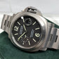 1999 Panerai Luminor Marina PAM 296 44mm Titanium Tobacco Brown Automatic Wristwatch