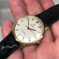 1966 Omega Seamaster 165.001 18K Yellow Gold Dress Watch Like Old Stock Autoamtic 35mm Wristwatch - HASHTAGWATCHCO