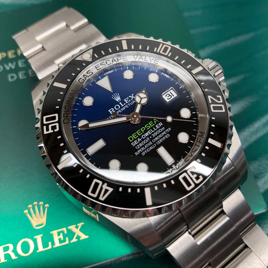 2022 Rolex SEA DWELLER DEEPSEA 136660 James Cameron Ceramic Mens 44mm Automatic Wristwatch with Box and Papers*