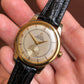 1947 Omega 2493-1 Chronometer Gold Cap Waffle Dial Caliber 333 Automatic Dress 36mm Wristwatch