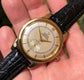 1947 Omega 2493-1 Chronometer Gold Cap Waffle Dial Caliber 333 Automatic Dress 36mm Wristwatch