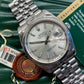 2008 Rolex Datejust 116200 Stainless Steel Silver Dial Hidden Clasp Jubilee Automatic Wristwatch with Box and Papers - HASHTAGWATCHCO