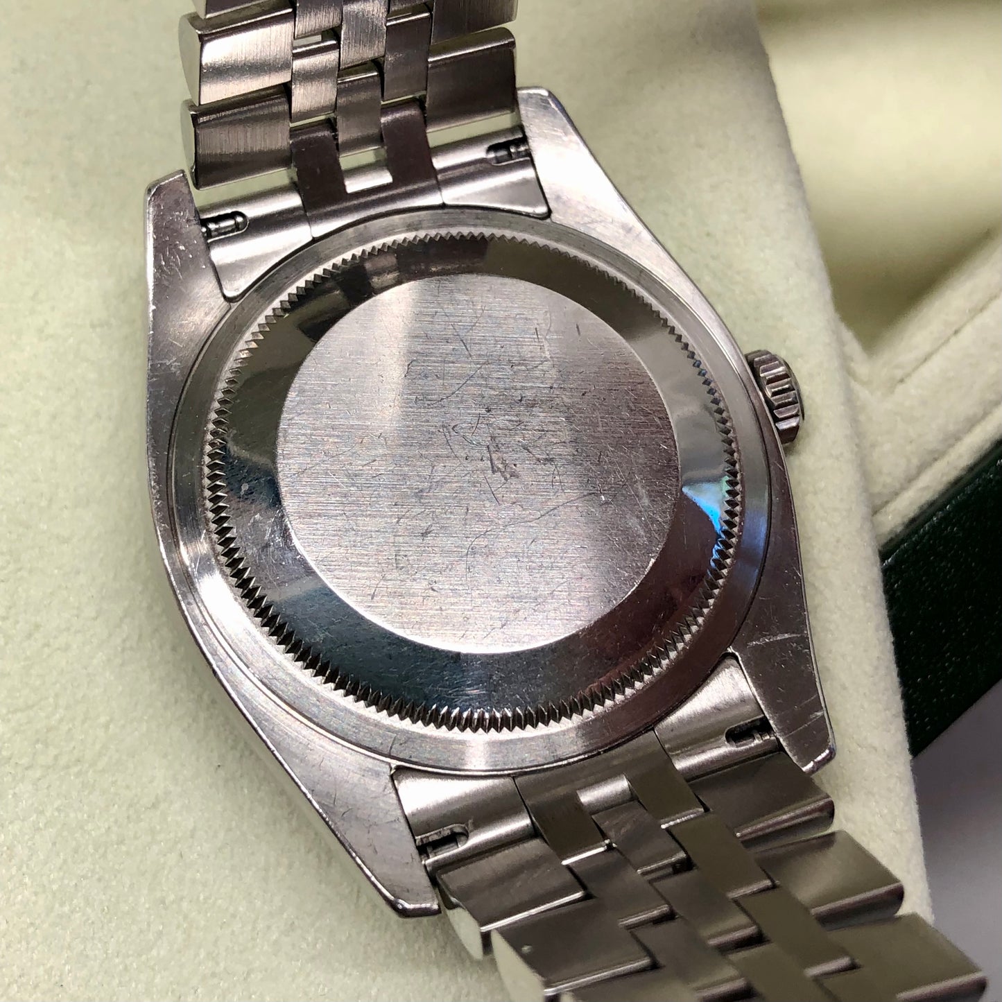 2008 Rolex Datejust 116200 Stainless Steel Silver Dial Hidden Clasp Jubilee Automatic Wristwatch with Box and Papers - HASHTAGWATCHCO