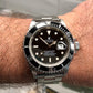 1991 Rolex Submariner Date 16610 Tritium Steel Wristwatch with Box and Papers - HASHTAGWATCHCO