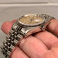 1990 Rolex Datejust 16234 Silver Steel White Gold Fluted Jubilee Wristwatch with Box and Papers