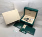 2023 Rolex Datejust 126200 Mint Green 36mm Steel Oyster Wristwatch with Box and Papers