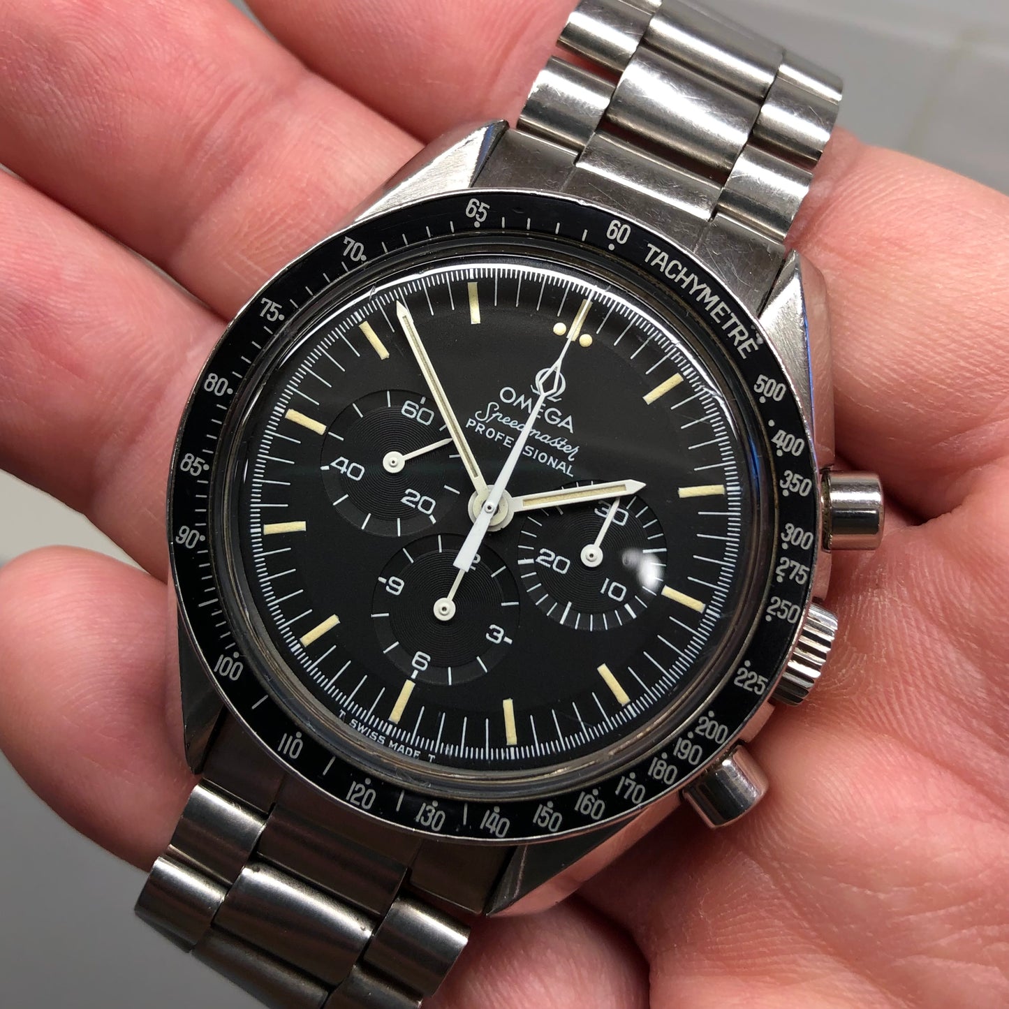 1976 Omega Speedmaster Professional 145.022 Chronograph 861 Manual Wristwatch