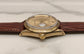 1973 Rolex Date 1512 Zephyr Oyster Perpetual Crosshair 14K Yellow Gold Wristwatch Unpolished