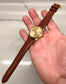 1973 Rolex Date 1512 Zephyr Oyster Perpetual Crosshair 14K Yellow Gold Wristwatch Unpolished