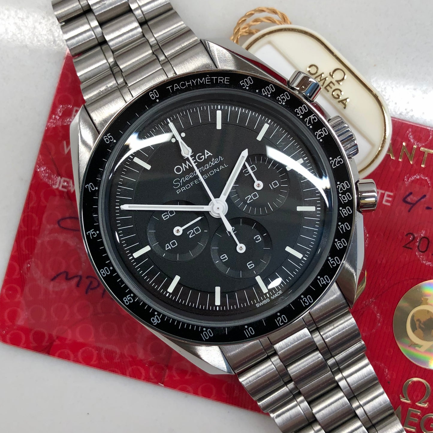 2021 Omega Speedmaster Moonwatch Professional 310.30.42.50.01.001 42mm Wristwatch with Box and Papers - HASHTAGWATCHCO