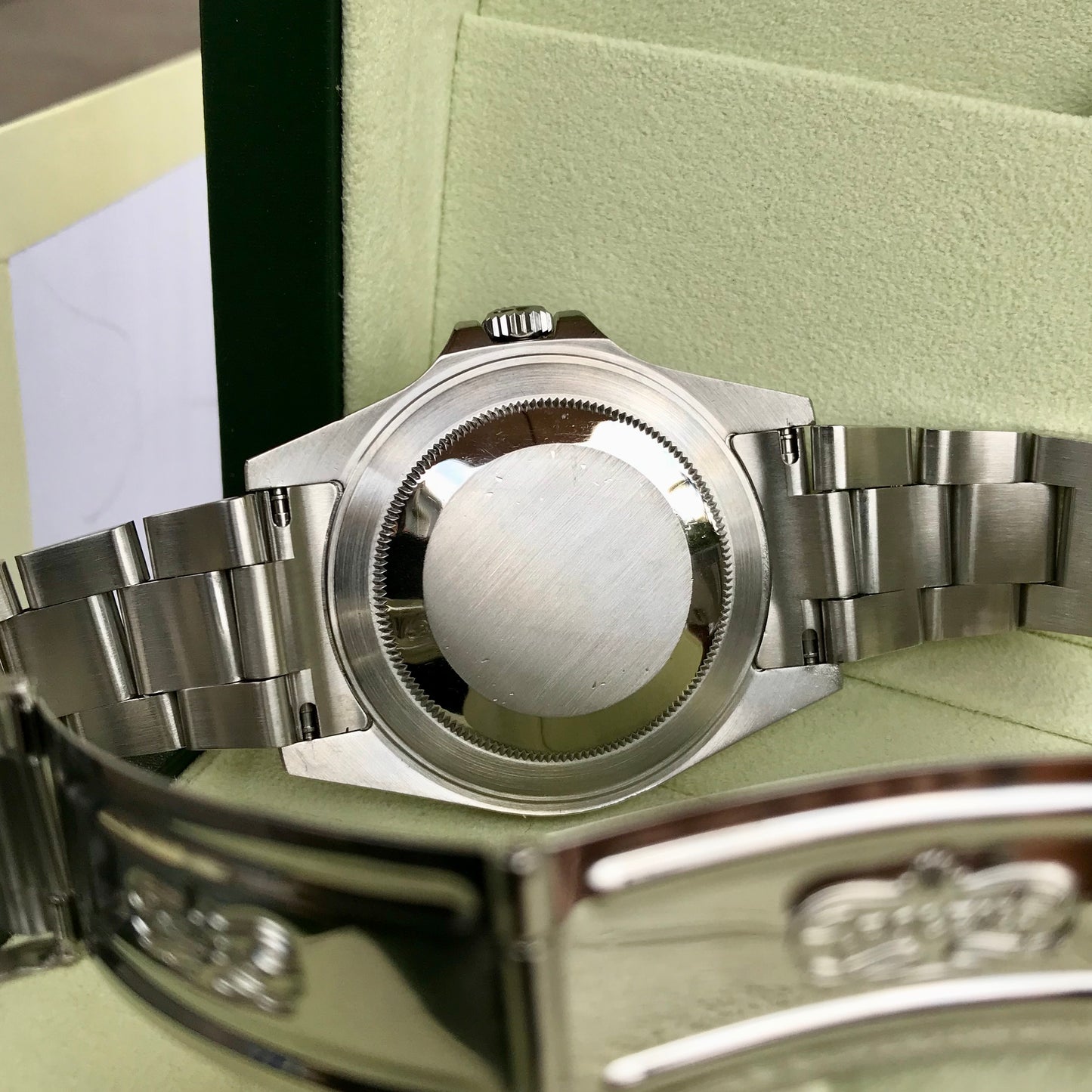 Rolex Explorer II 16570 Stainless Steel GMT Oyster F Serial Wristwatch Box Papers Circa 2003 - Hashtag Watch Company