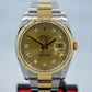 Rolex Datejust 116233 Champagne Diamond Oyster Two Tone Steel Gold Watch 2015 - Hashtag Watch Company