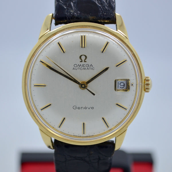 Vintage Omega Seamaster 166001 18K Solid Yellow Gold Cal. 565 Automatic ...