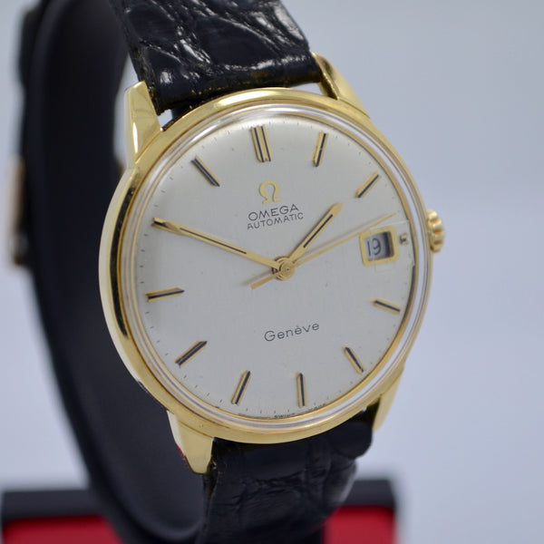 Vintage Omega Seamaster 166001 18K Solid Yellow Gold Cal. 565 Automatic ...