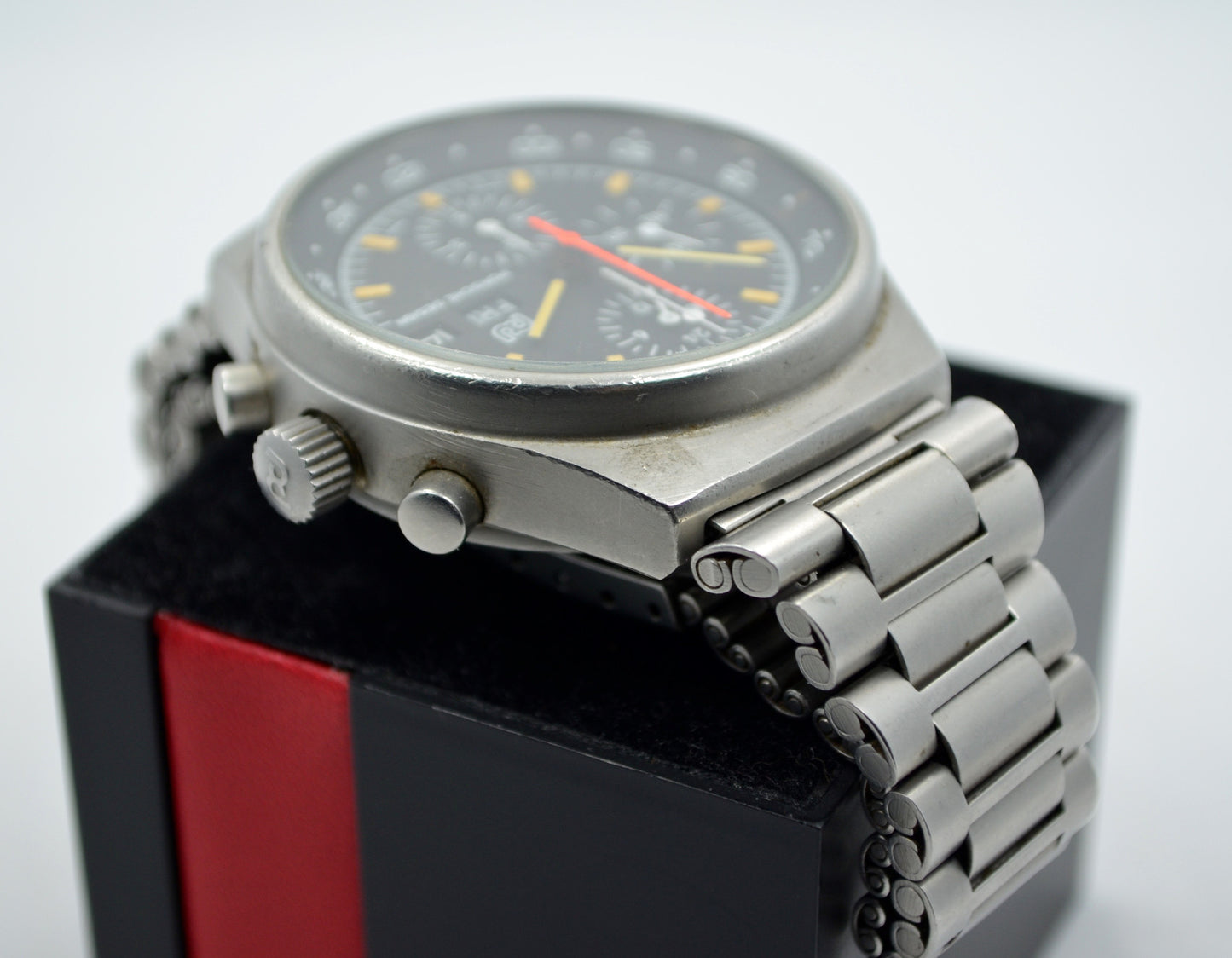 Vintage ORFINA PORSCHE DESIGN 7176 Chronograph Auto Lemania 5100 Steel Watch - Hashtag Watch Company