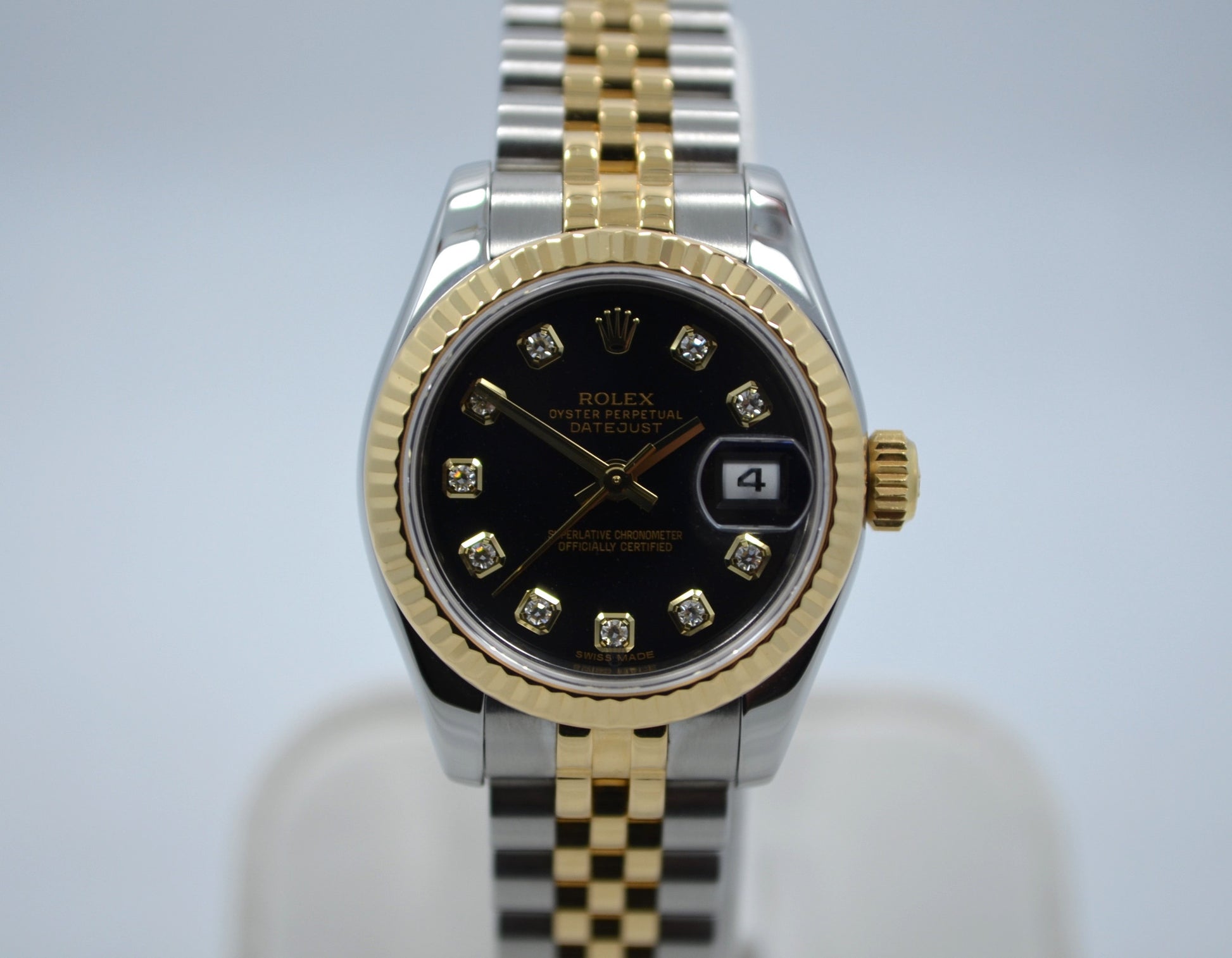 Rolex Datejust 179173 Ladies Diamond Dial Two Tone Steel Gold Random Serial Wristwatch - Hashtag Watch Company