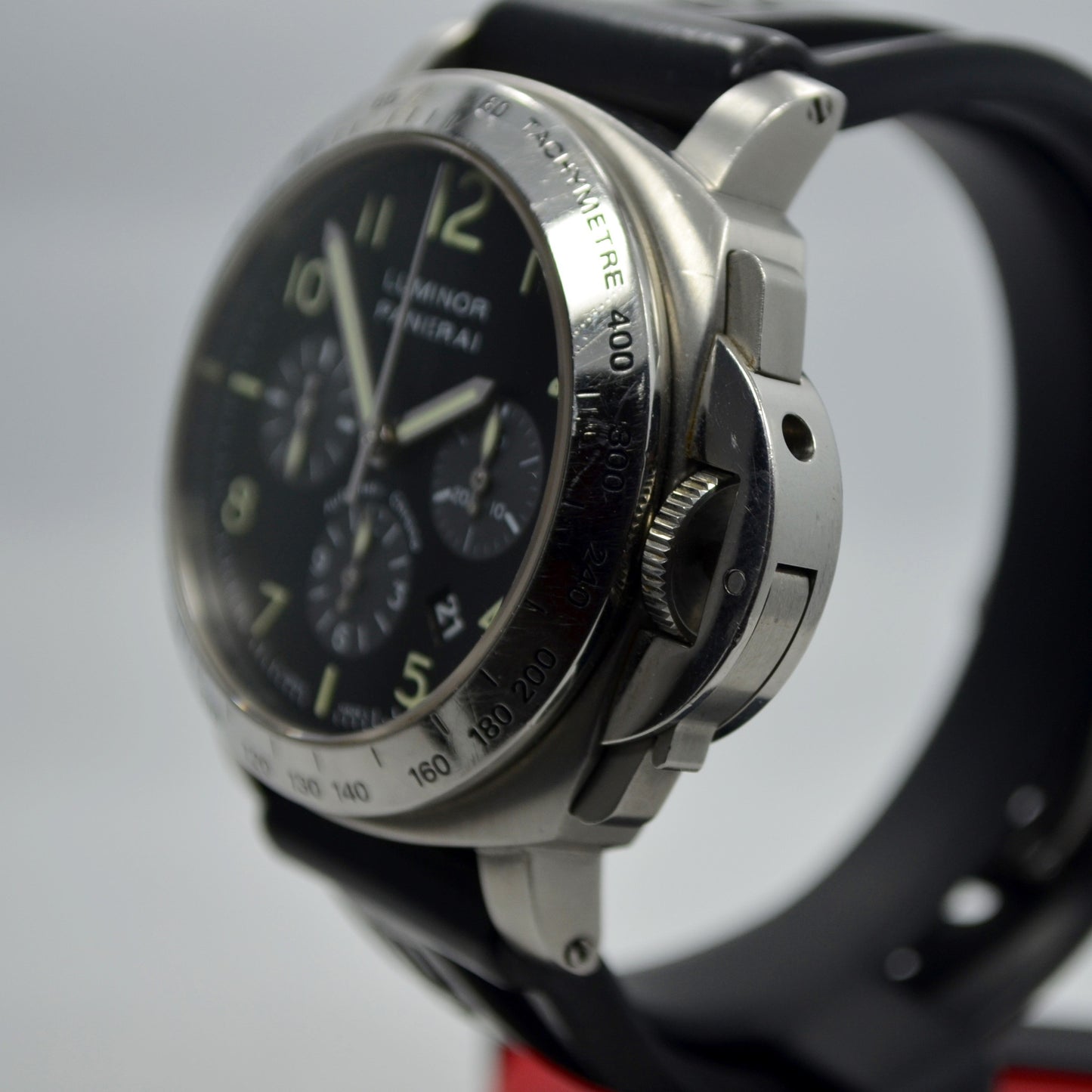 Panerai Luminor Chronograph PAM 162 Steel Automatic Wristwatch