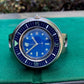 Vintage Aquadive 1000 Blue Stainless Steel Automatic Diving Wristwatch Circa 1960s - Hashtag Watch Company