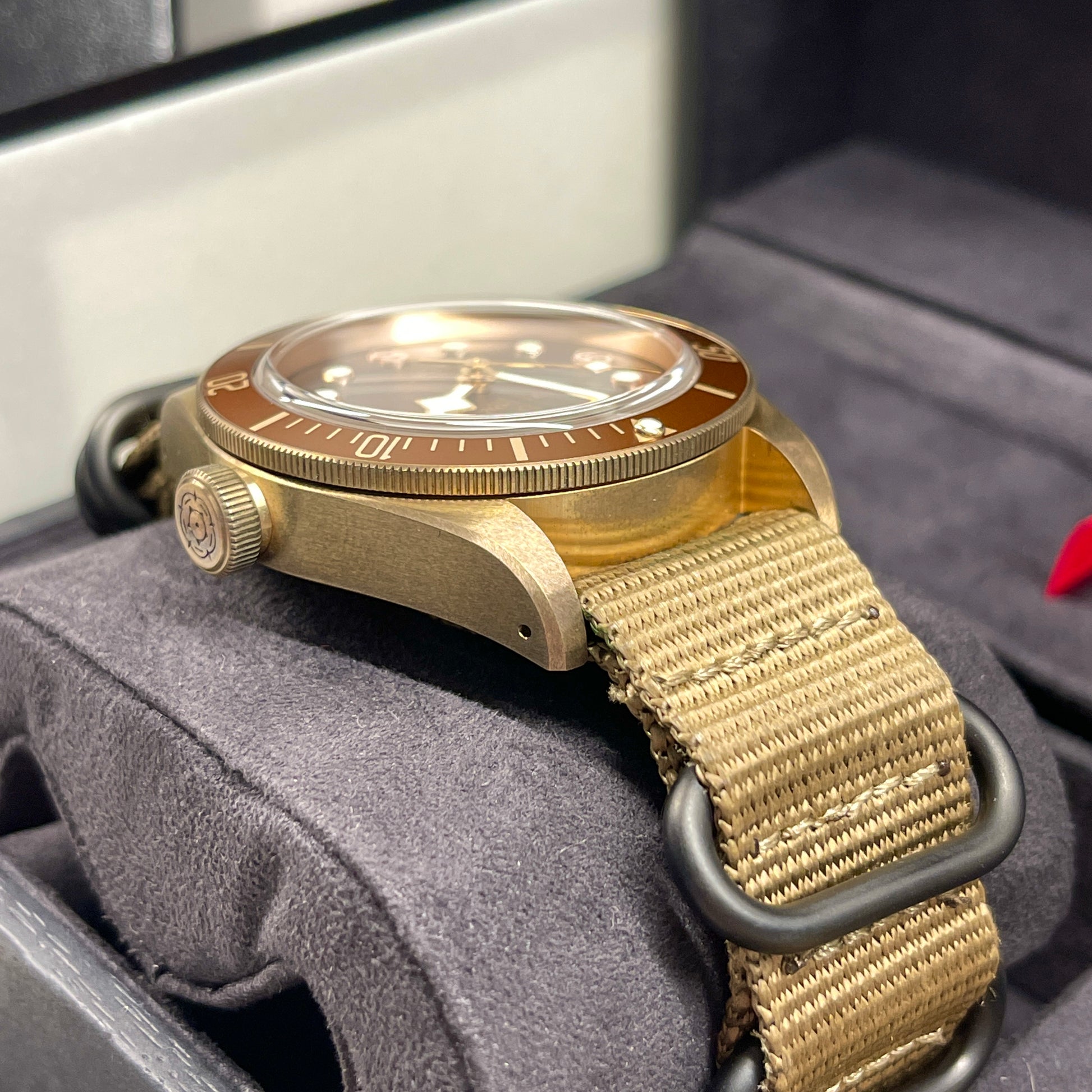 2019 Tudor Heritage Black Bay Bronze 79250BM Tobacco Brown