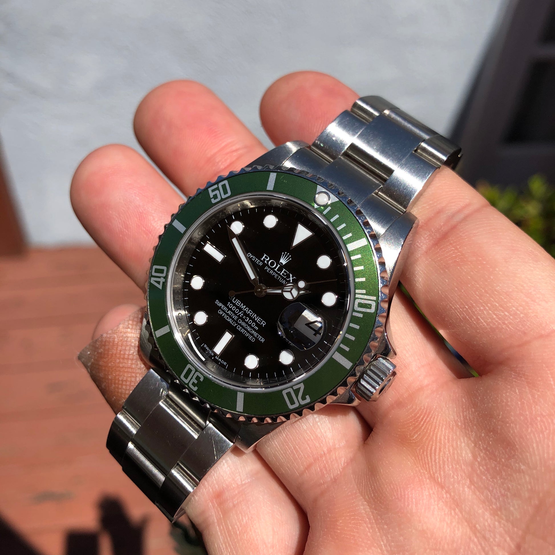 Rolex Kermit Submariner 16610LV Black Dial Watch - Big Watch Buyers