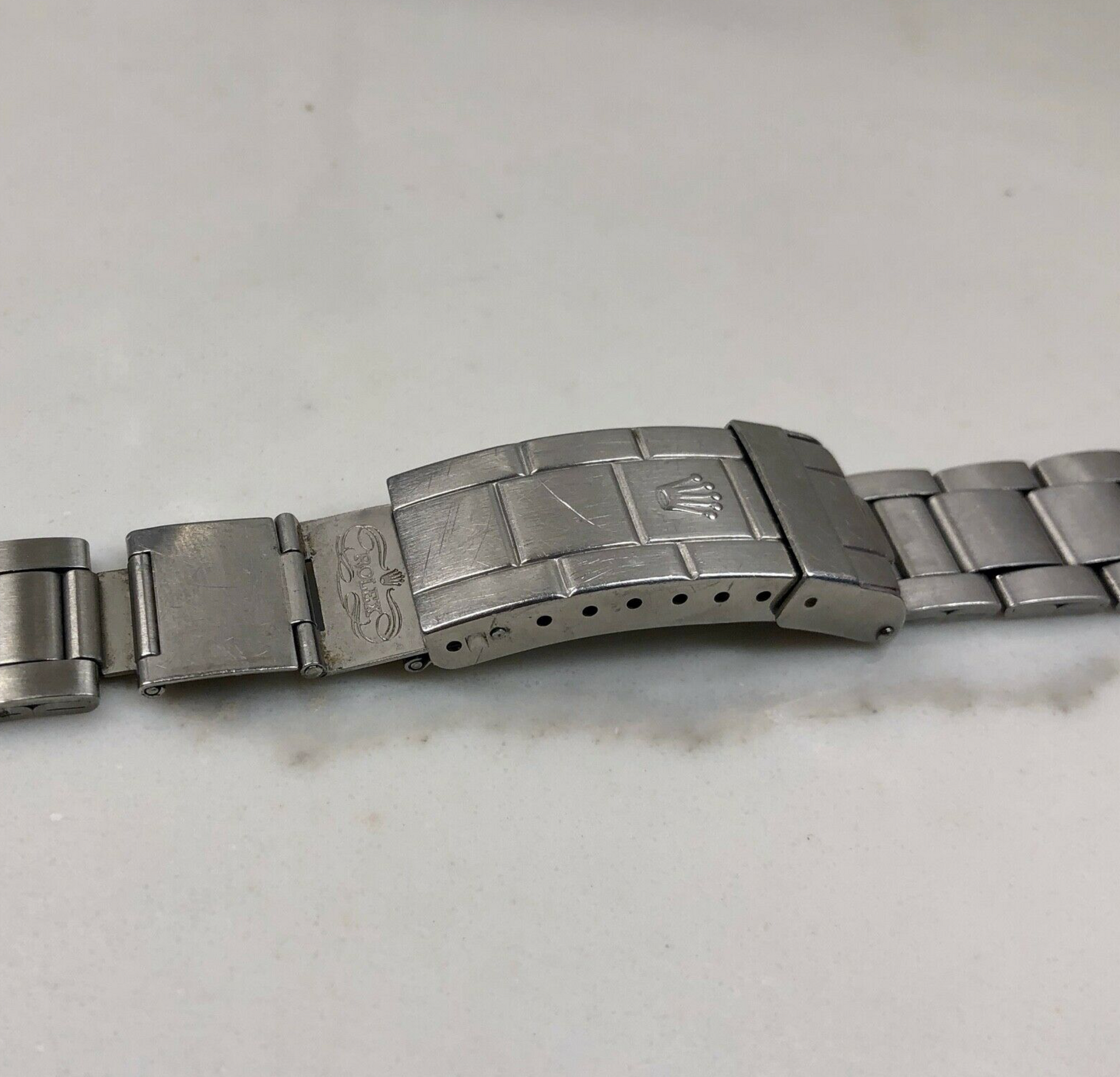 Rolex on sale folded bracelet